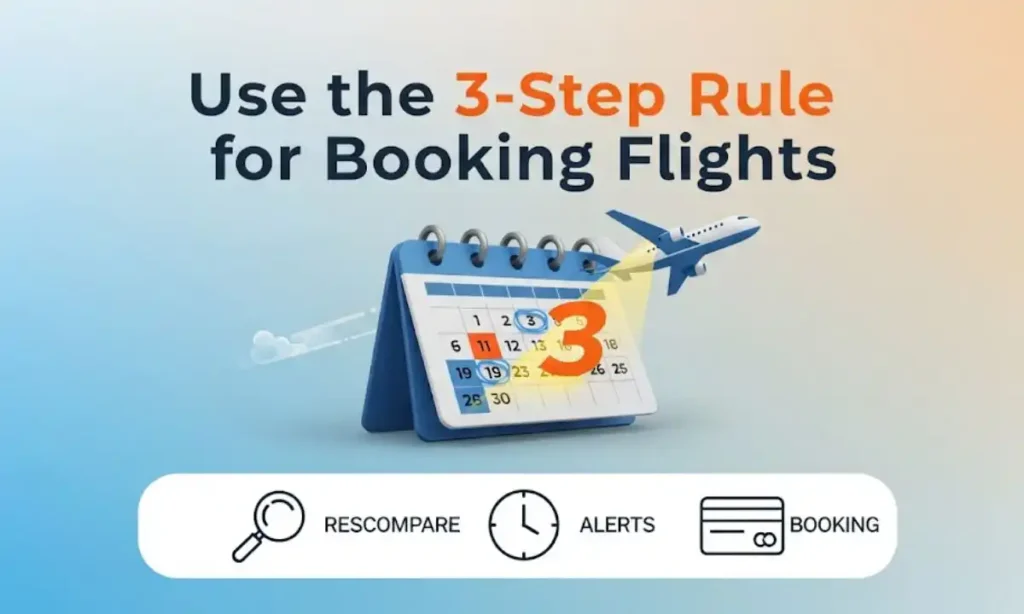 13 Use the 3-Step Rule for Booking Flights