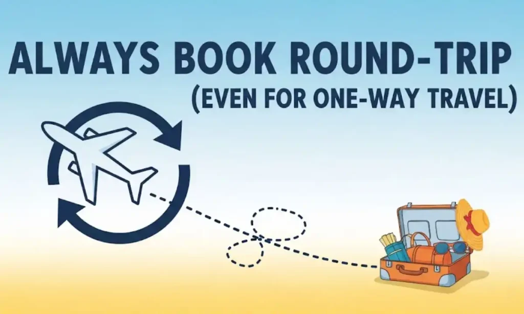 3 Always Book Round-Trip (Even for One-Way Travel)